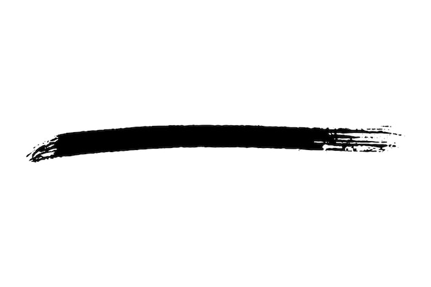 une ligne noire avec une ligne dessinée sur elle