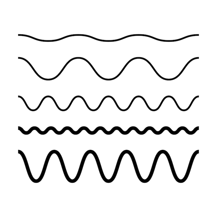 Vecteur ligne d'onde abstraite courbes en zigzag motif sans couture texture élément de conception illustration pour le graphique d'arrière-plan