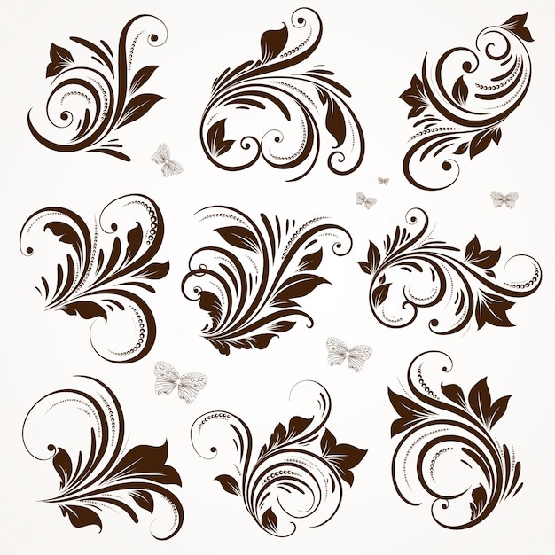 ligne tatouage rocaille réglé victorian