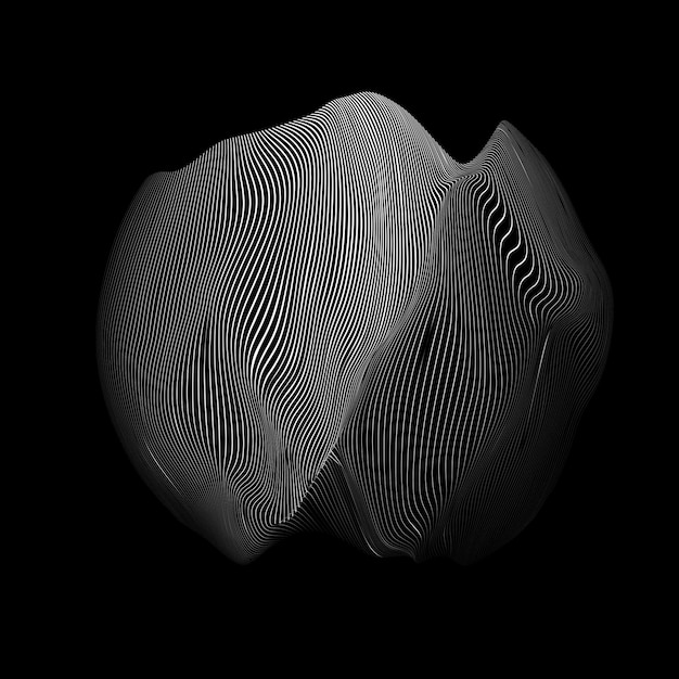 Lignes construites sphère transparente .Vector .Technology sphere Logo . Élément de conception