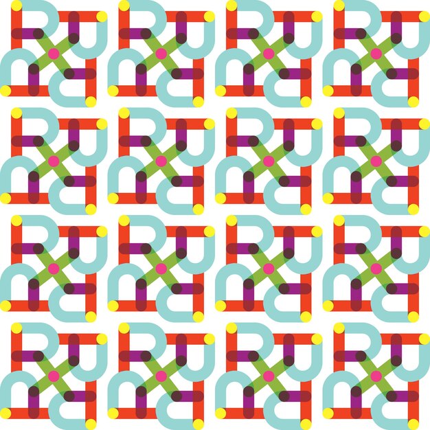 Lignes géométriques sans soudure carré rectangle minimaliste texture colorée fond de motifs