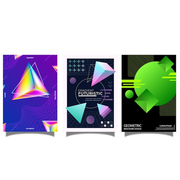 Lignes de gradient vectoriel texturé fluidité couverture de brochure flyer dessin de motif amorphe dynamique bannière