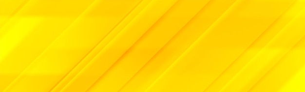 Lignes jaunes lisses et brillantes fond géométrique abstrait
