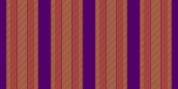 Vecteur lignes en ligne texture textile renaissance motif à rayures fond motif vertical tissu vectoriel continu dans les couleurs violet et orange