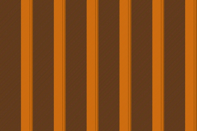 Lignes d'occupation texture textile veste bande tissu sans couture hôtel motif vectoriel vertical fond en couleurs orange et noir