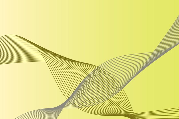 Lignes ondulées abstraites sur fond blanc Lignes tourbillonnantes avec un effet de mélange de couleurs Une onde sonore