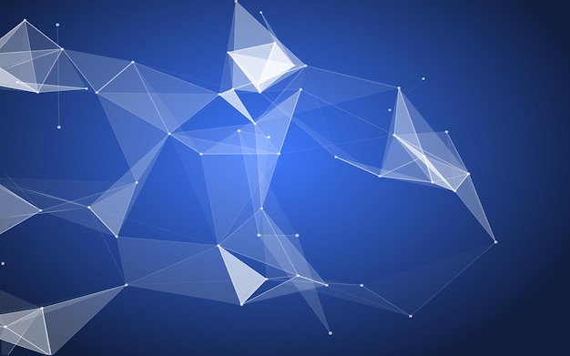 Lignes de technologie future fond de connexion réseau numérique vague abstraite