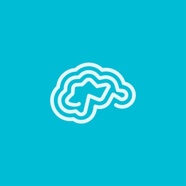 Line Brain Logo