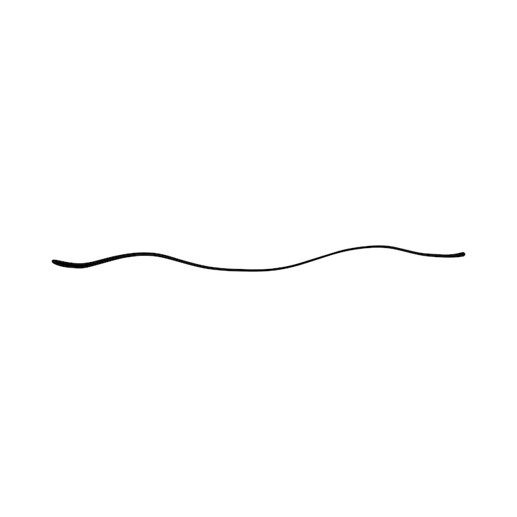 Vecteur line de séparation bouclée dessinée à la main icône d'illustration vectorielle élément de conception de swish swash swoosh souligner swirl squiggle ligne de traits