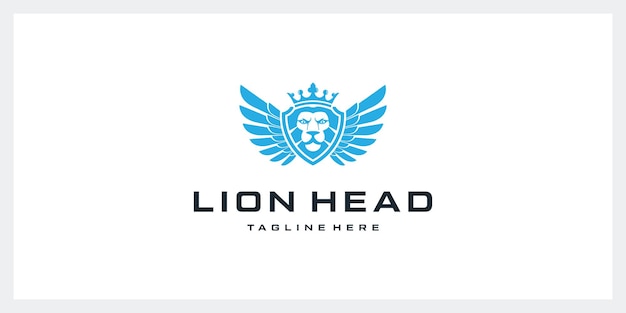 Lion Logo Design Inspiration Icônes Vectorielles Vecteur Premium