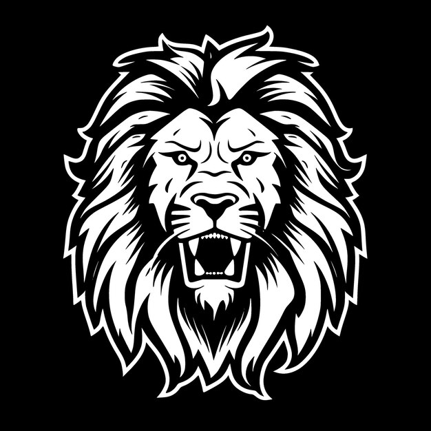 Vecteur lion logo vectoriel de haute qualité illustration vectorielle idéale pour le graphique de t-shirt