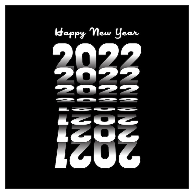 Vecteur livre blanc flip layered style portrait 2022 happy new year background résumé