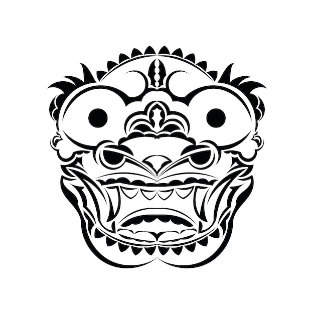 Livre de coloriage dragon folklore chinois Illustration vectorielle sur le thème des mythes et légendes