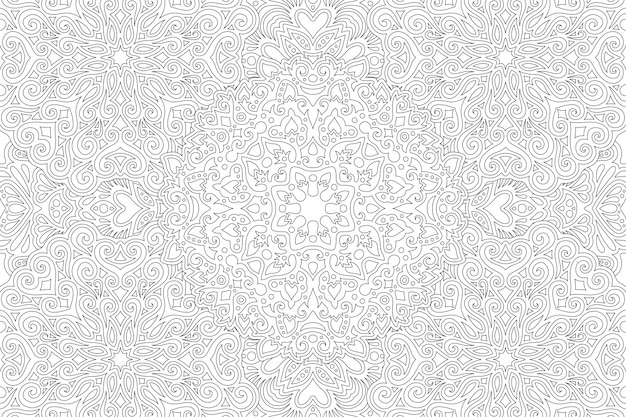 Livre de coloriage floral arabesque