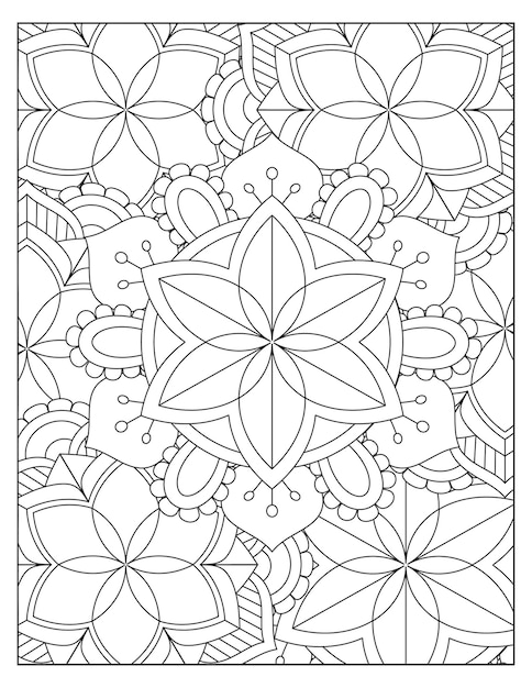 Livre De Coloriage Floral Kdp Intérieur