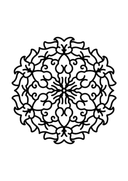 Livre De Coloriage Mandala Pour L'éducation Des Enfants Et La Décoration De La Maison