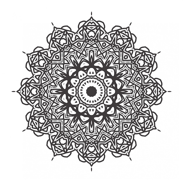 Livre De Coloriage Mandala Avec Style Ornement