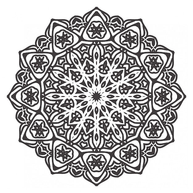 Livre De Coloriage Mandala Avec Style Ornement