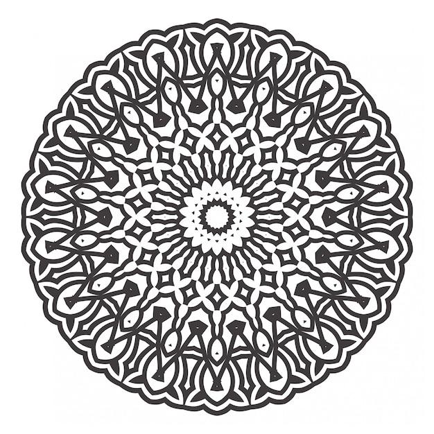 Livre De Coloriage Mandalas Noir Et Blanc