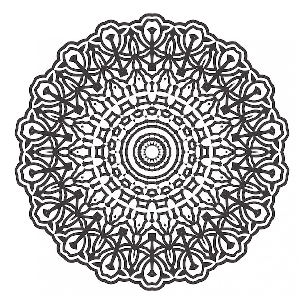 Livre De Coloriage Mandalas Noir Et Blanc