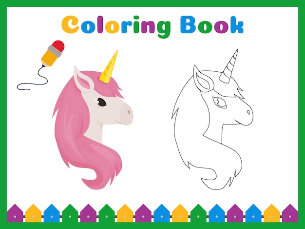Livre De Coloriage Pour Les Enfants D'âge Préscolaire Avec Un Niveau De Jeu éducatif Facile.