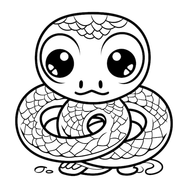 Livre De Coloriage Pour Enfants Serpent Coloriage Pour Adultes