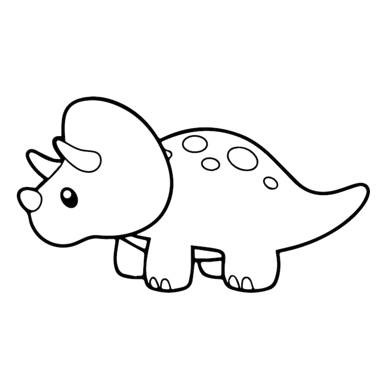 Vecteur livre de couleurs de dinosaure mignon vecteur sans arrière-plan