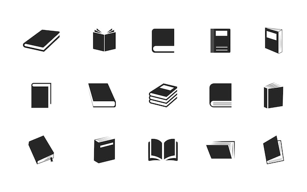 livre, silhouette, vecteur, illustration, livre, logo, livre, icône, livre, symbole, monde, livre, jour, fond