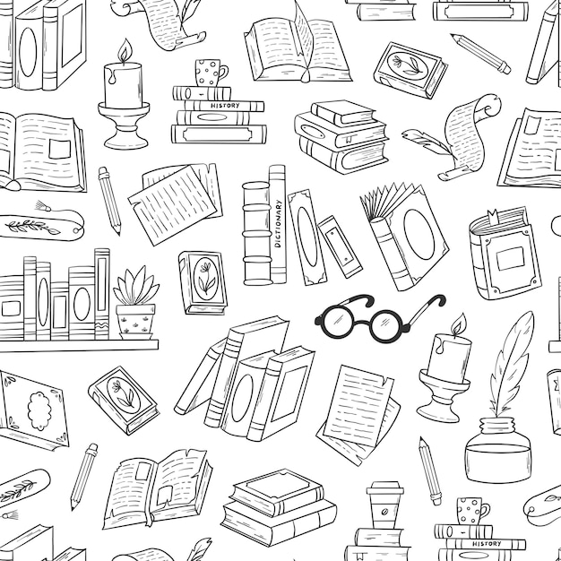 livres de lecture griffons motif homogène pour les arrière-plans papiers peints pages à colorier