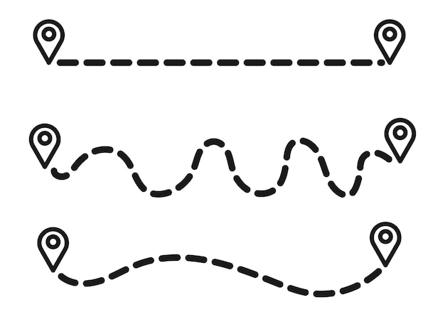 Localisation de l'épingle, carte routière, contour, illustrateur vectoriel