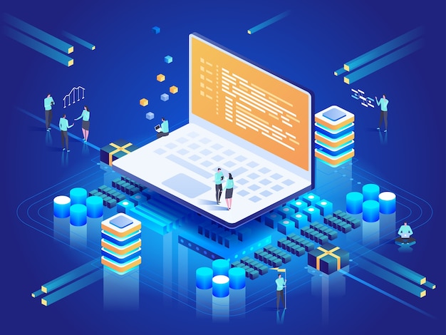 Logiciel, Développement Web, Concept De Programmation.