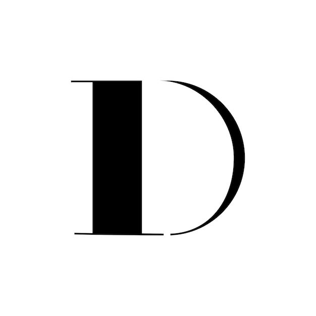 Vecteur le logo 1d