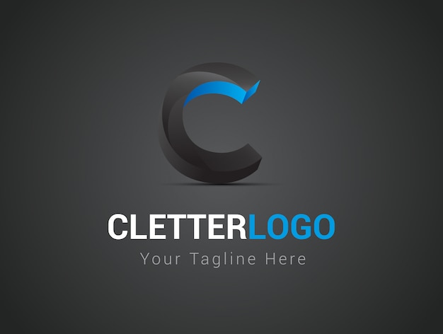 Logo 3d Lettre C