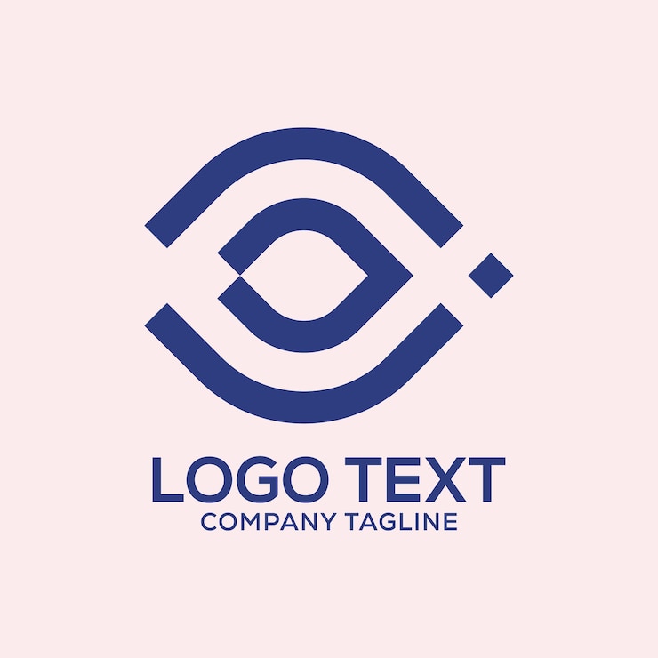 Vecteur logo abstrait en forme d'œil pour les affaires et l'image de marque