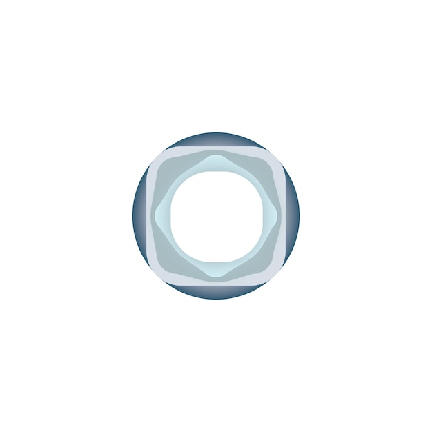 Logo abstrait orbital