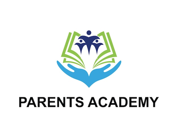 Vecteur logo de l'académie des parents