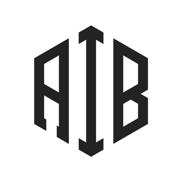 Le logo de l'AIB est constitué d'une lettre initiale, d'un monogramme et d'une forme hexagonale.
