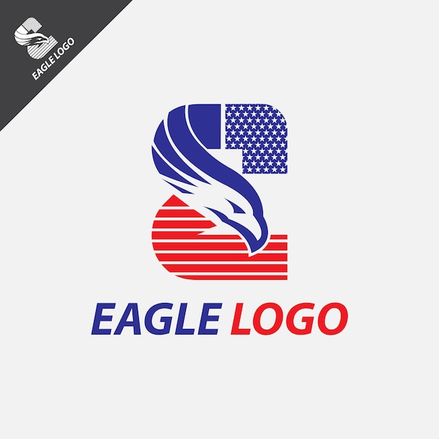 Vecteur le logo de l'aigle