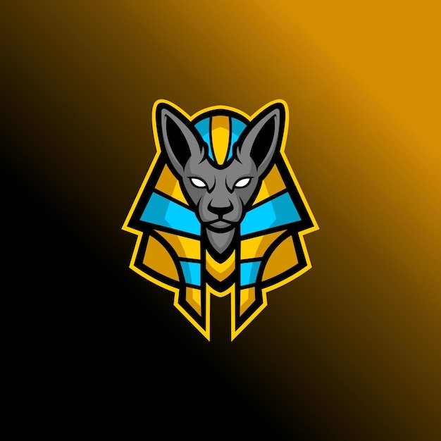 Vecteur logo anubis esport