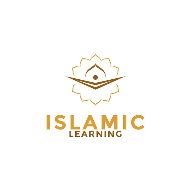 Le Logo De L'apprentissage Musulman Le Modèle De Logo D'apprentissage Islamique L'illustration Vectorielle Des Médias Islamiques