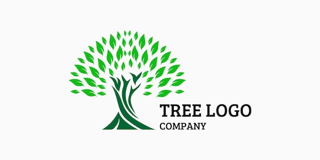 Vecteur logo arbre