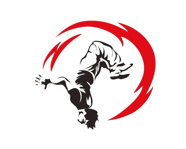 Vecteur logo de l'art martial