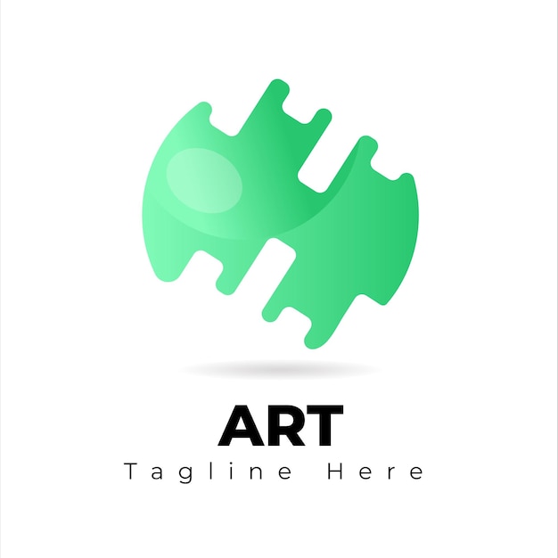Vecteur logo artistique gratuit