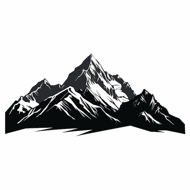 Vecteur le logo de l'aventure de montagne