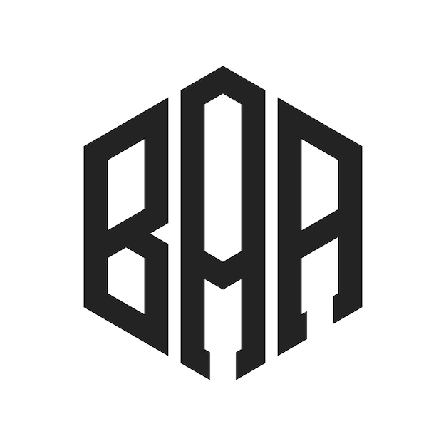 Le logo de BAA est constitué d'une lettre initiale, d'un monogramme et d'une forme hexagonale.