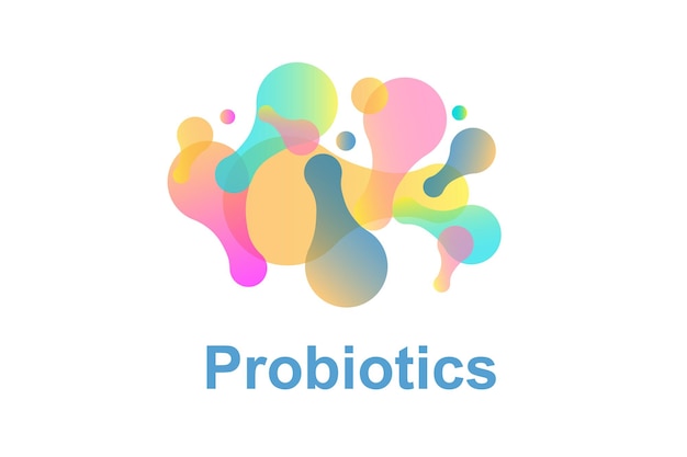 Logo De Bactéries Probiotiques