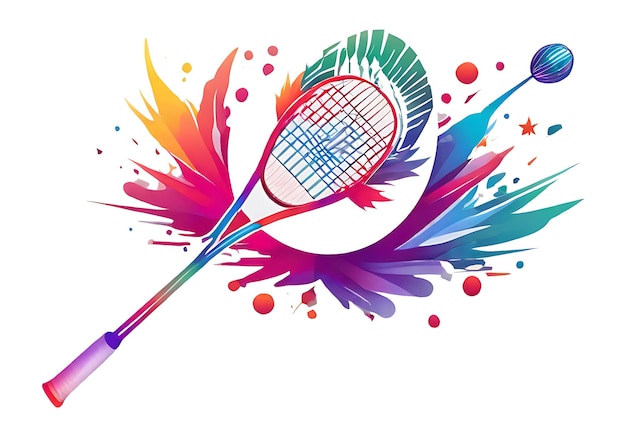 Le Logo De Badminton Clipart