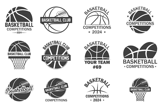 Vecteur logo des balles de basket-ball des champions svg couper des fichiers pour votre artisanat