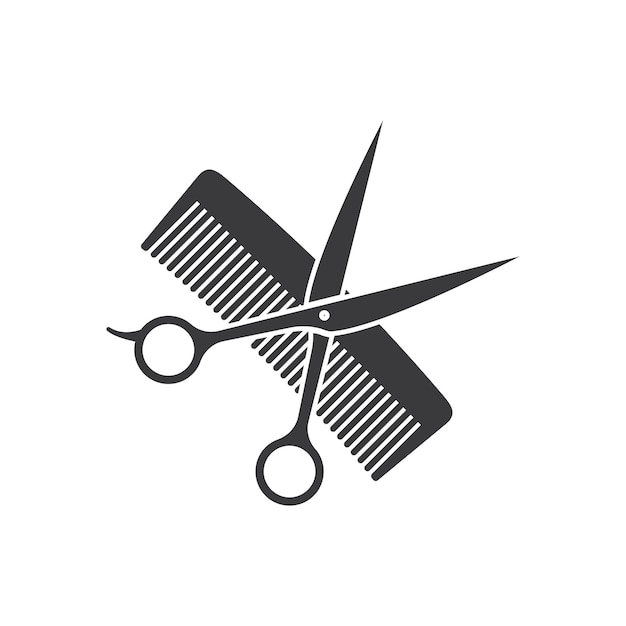 Vecteur logo de barbier vintage