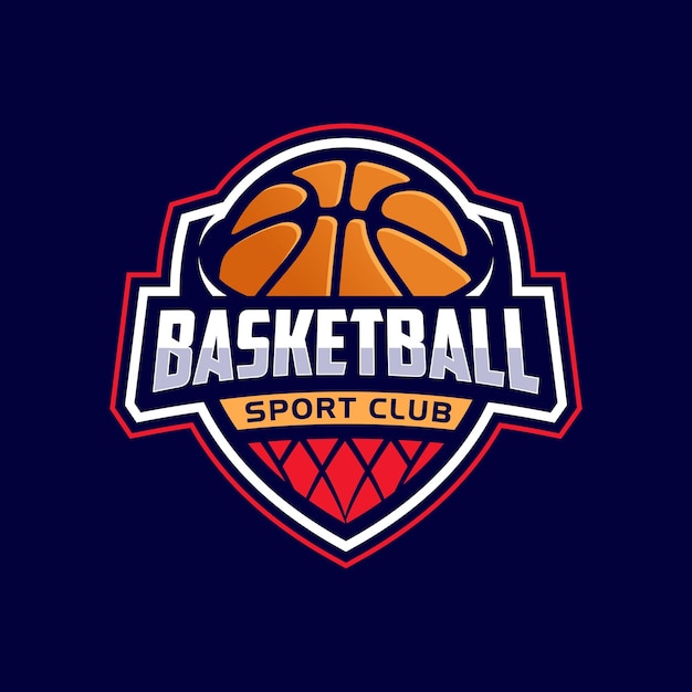 Vecteur logo de basket-ball